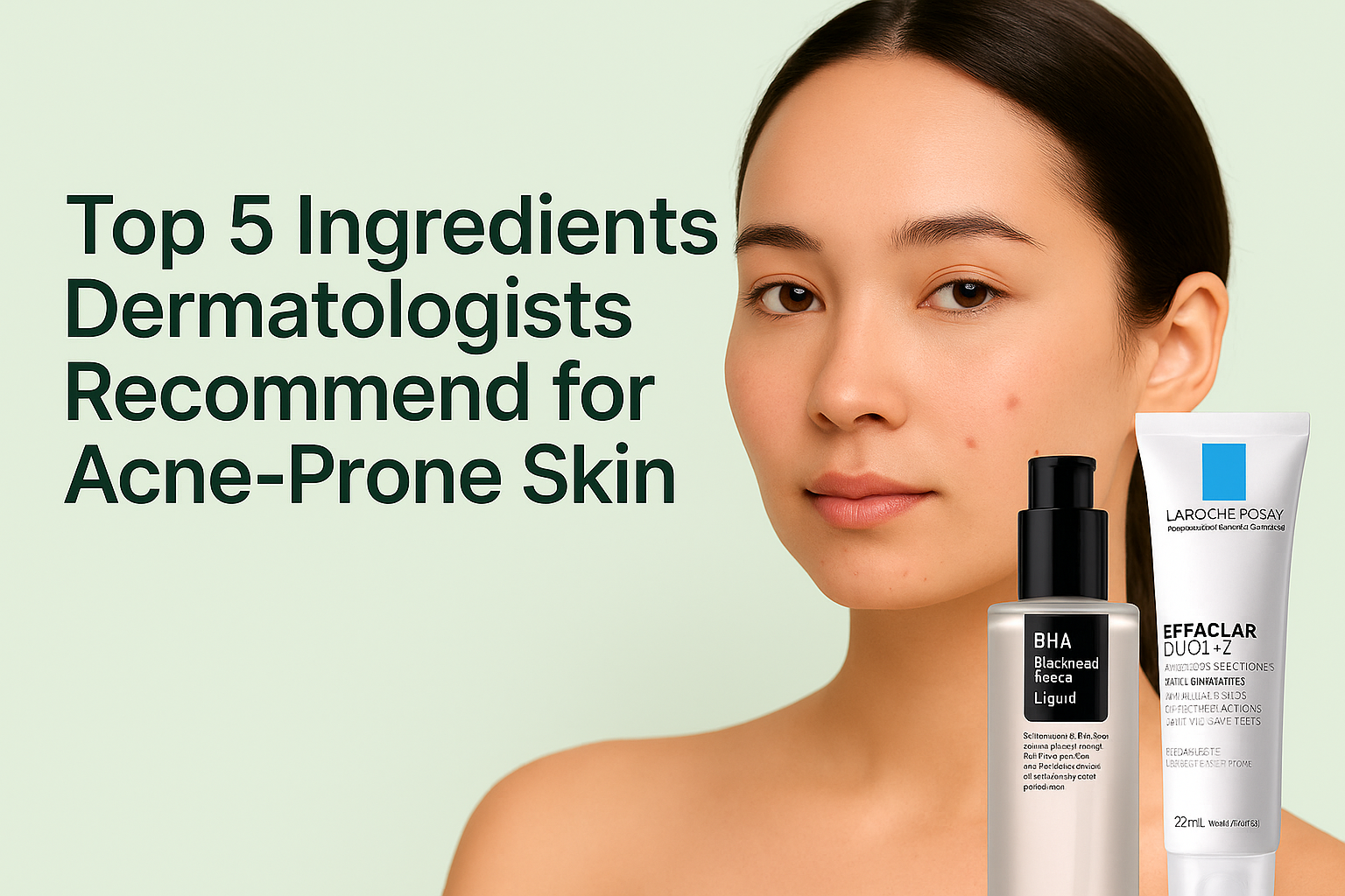 Top 5 Ingredients Dermatologists Recommend for Acne-Prone Skin