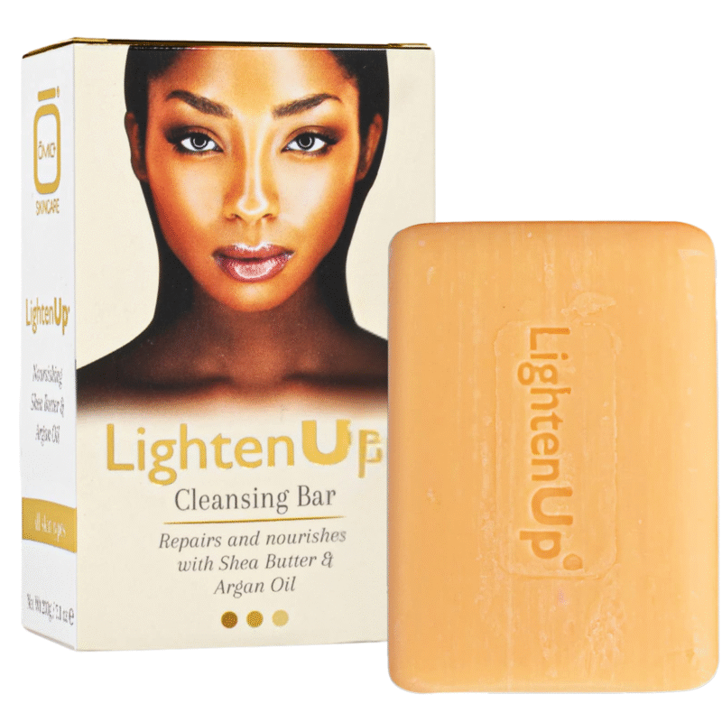 Lighten up cleansing soap bar