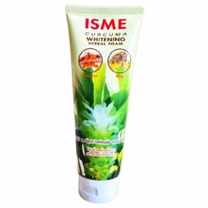 ISME Curcuma Whitening Herbal Facial Foam Face Wash
