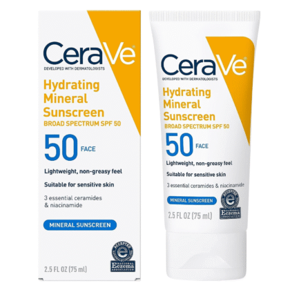Cerave Hydrating Mineral Sunscreen SPF 50